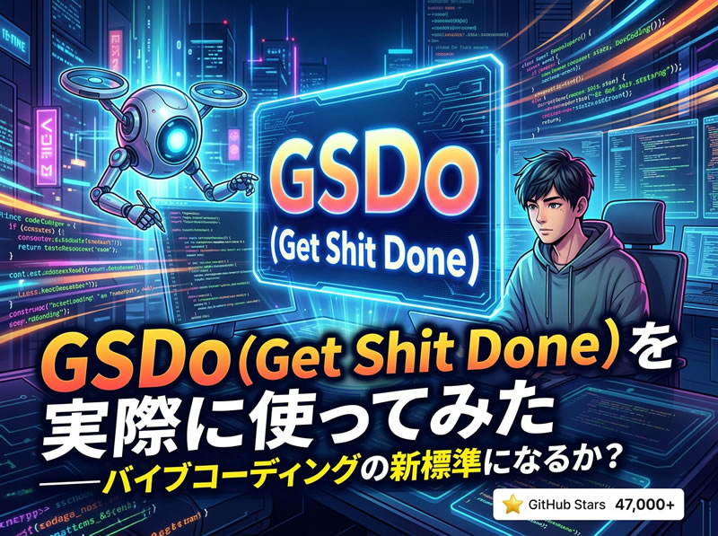 GSD（Get Shit Done）を実際に使ってみた