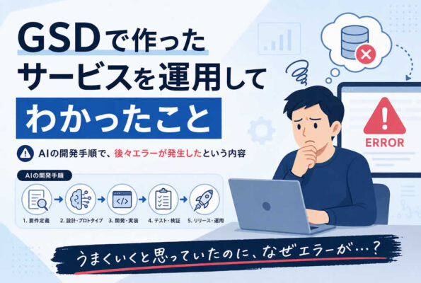 GSDで作ったサービスを運用してわかったこと