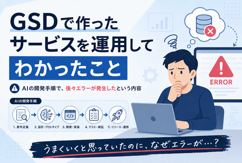 GSDで作ったサービスを運用してわかったこと